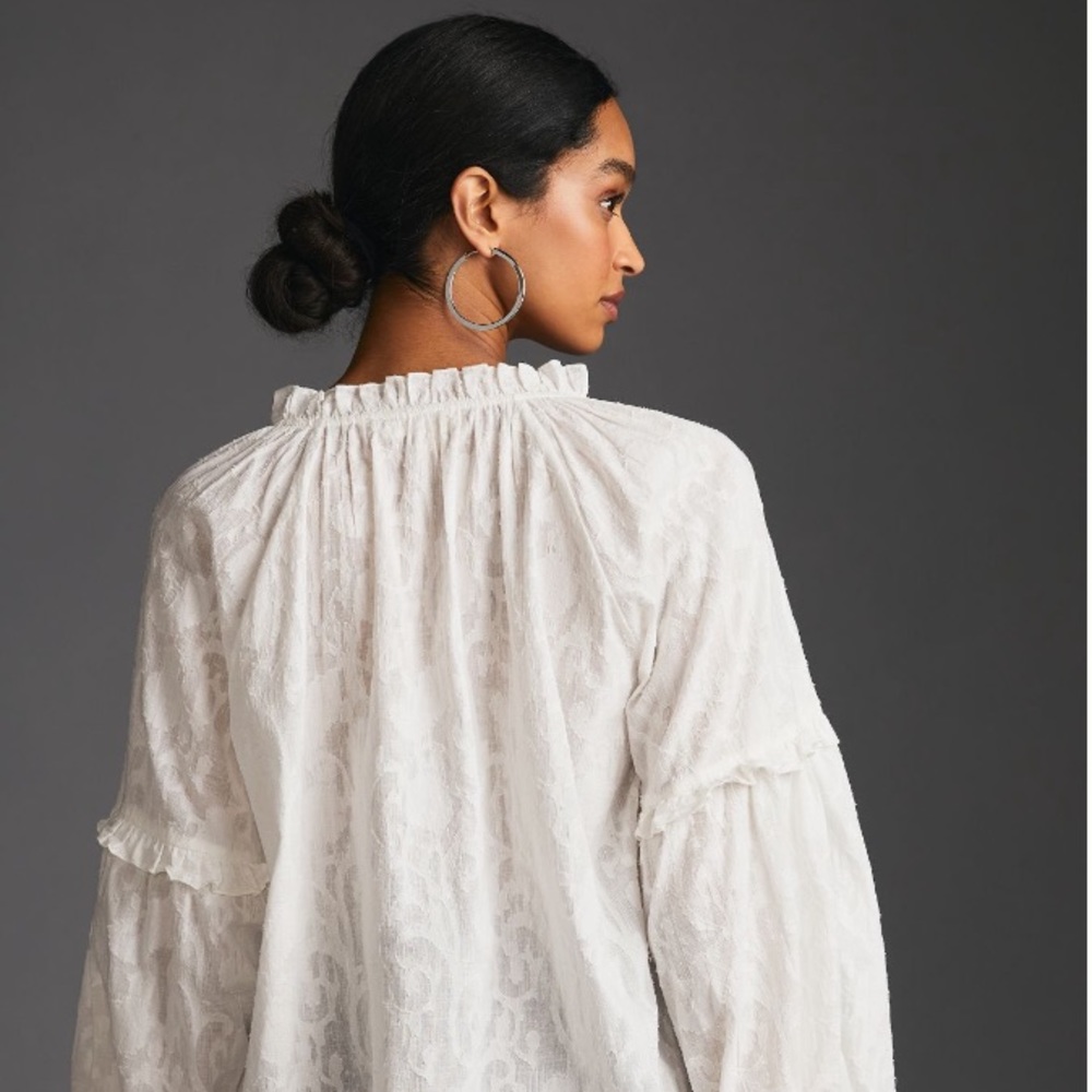 Forever That Girl Floral Bohemian Peasant Blouse New 🌿 - Picture 3 of 3